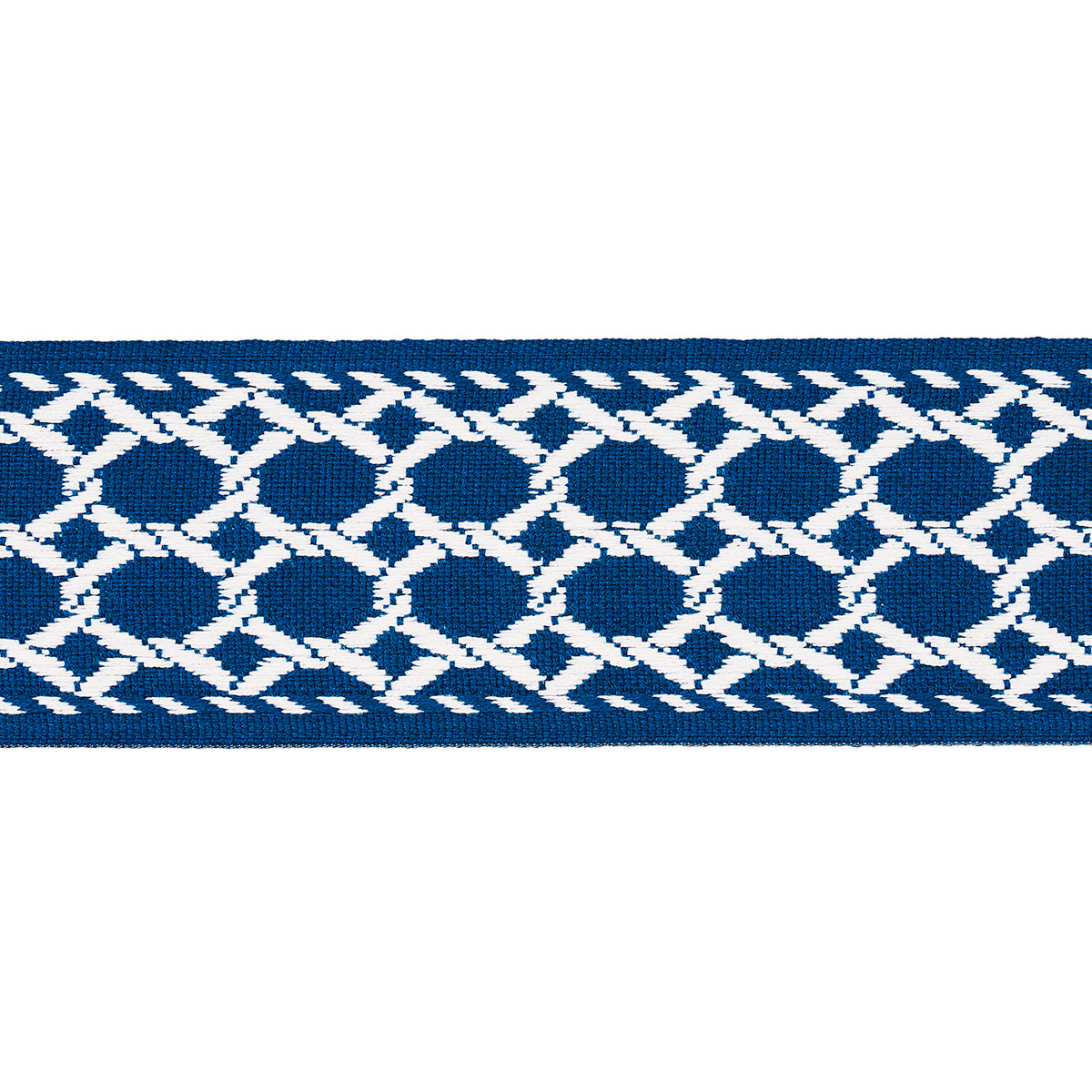 Purchase 82820 | Lattice Indoor/Outdoor Tape, Navy - Schumacher Trim