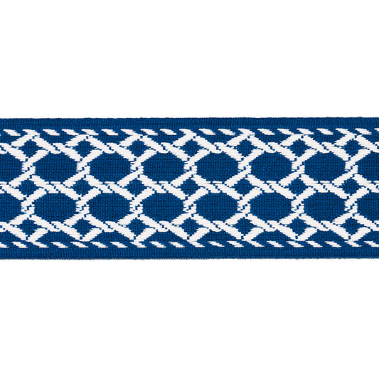 Purchase 82820 | Lattice Indoor/Outdoor Tape, Navy - Schumacher Trim