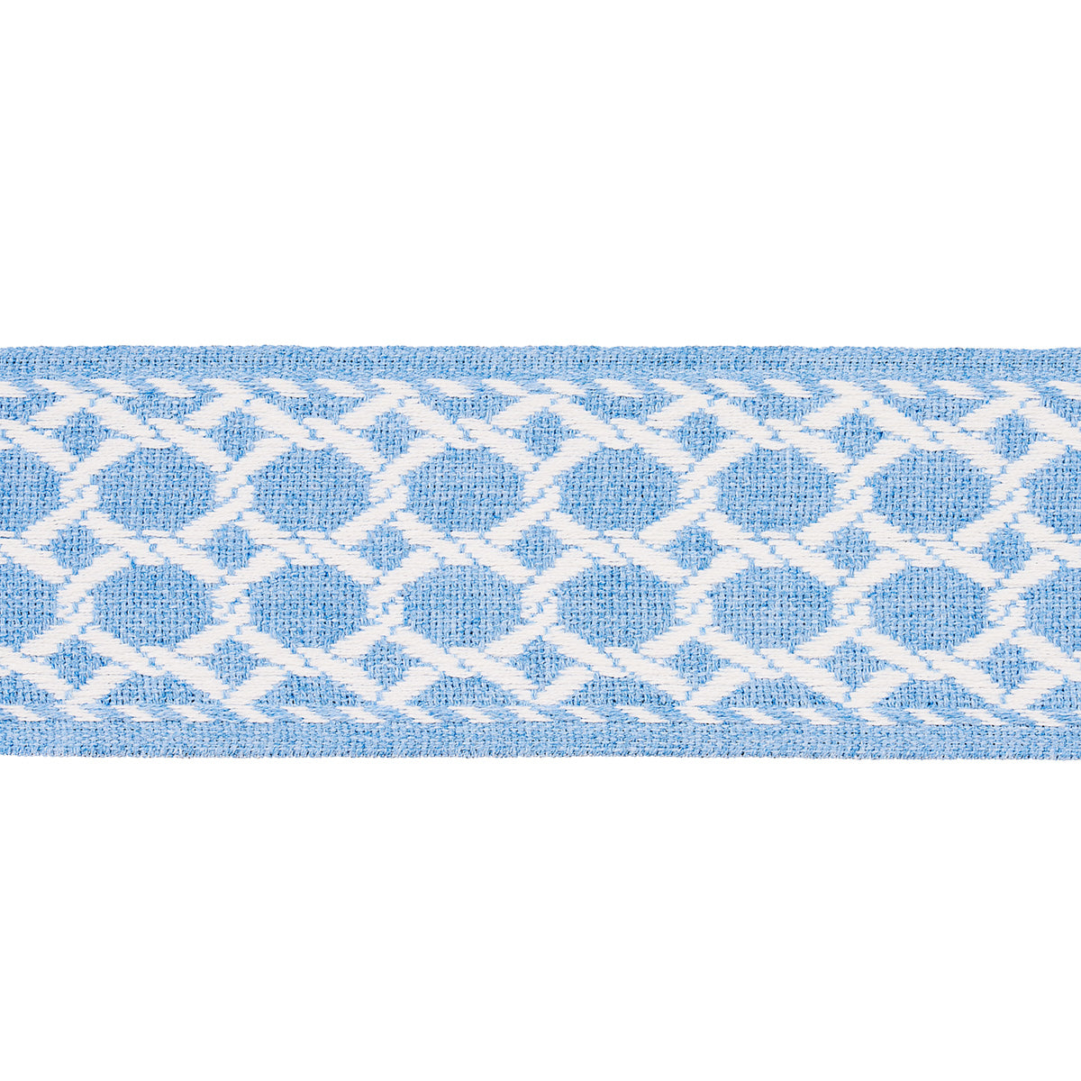 Purchase 82821 | Lattice Indoor/Outdoor Tape, Chambray - Schumacher Trim