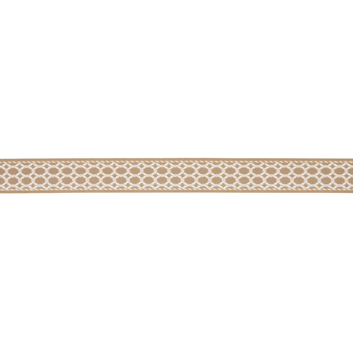 Purchase 82823 | Lattice Indoor/Outdoor Tape, Sand - Schumacher Trim