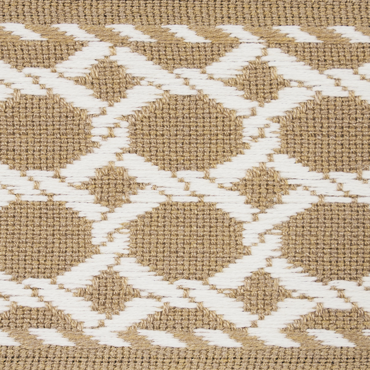 Purchase 82823 | Lattice Indoor/Outdoor Tape, Sand - Schumacher Trim