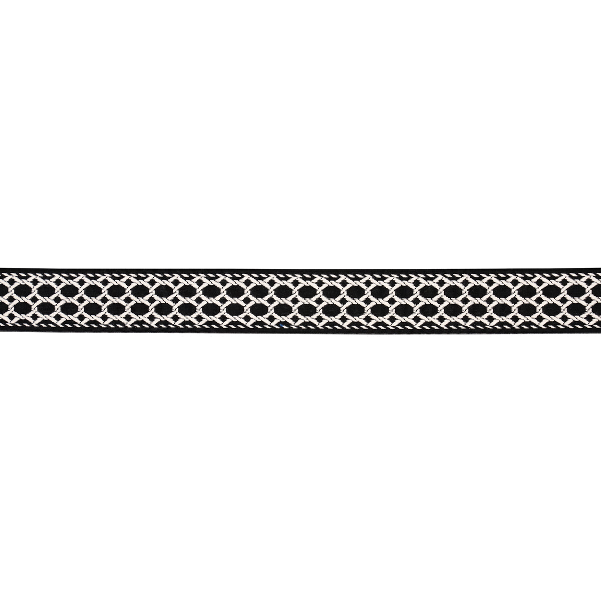 Purchase 82824 | Lattice Indoor/Outdoor Tape, Black - Schumacher Trim