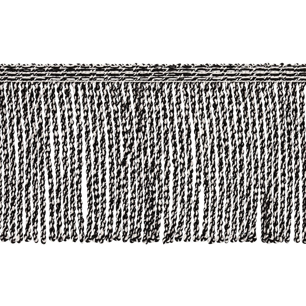 Purchase 82833 | Outdoor Boullion Fringe Trim, Black - Schumacher Trim