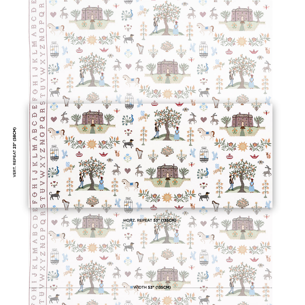 Purchase 82890 | Merrifield Sampler, Document - Schumacher Fabric