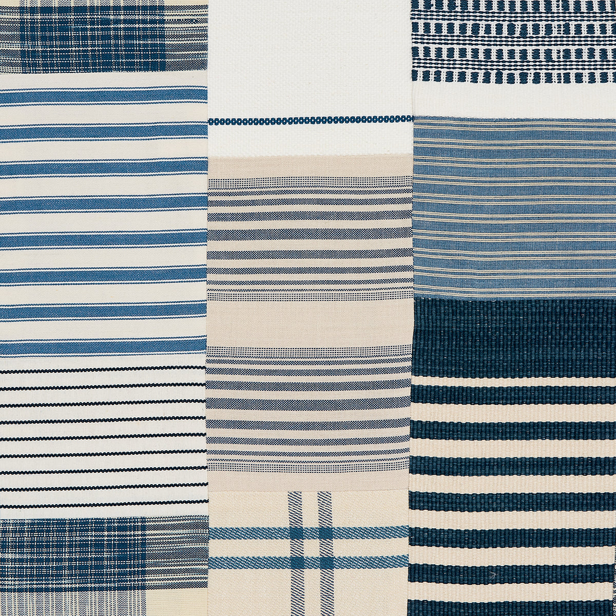 Purchase 82900 Carlisle Patchwork, Indigo by Schumacher Fabric