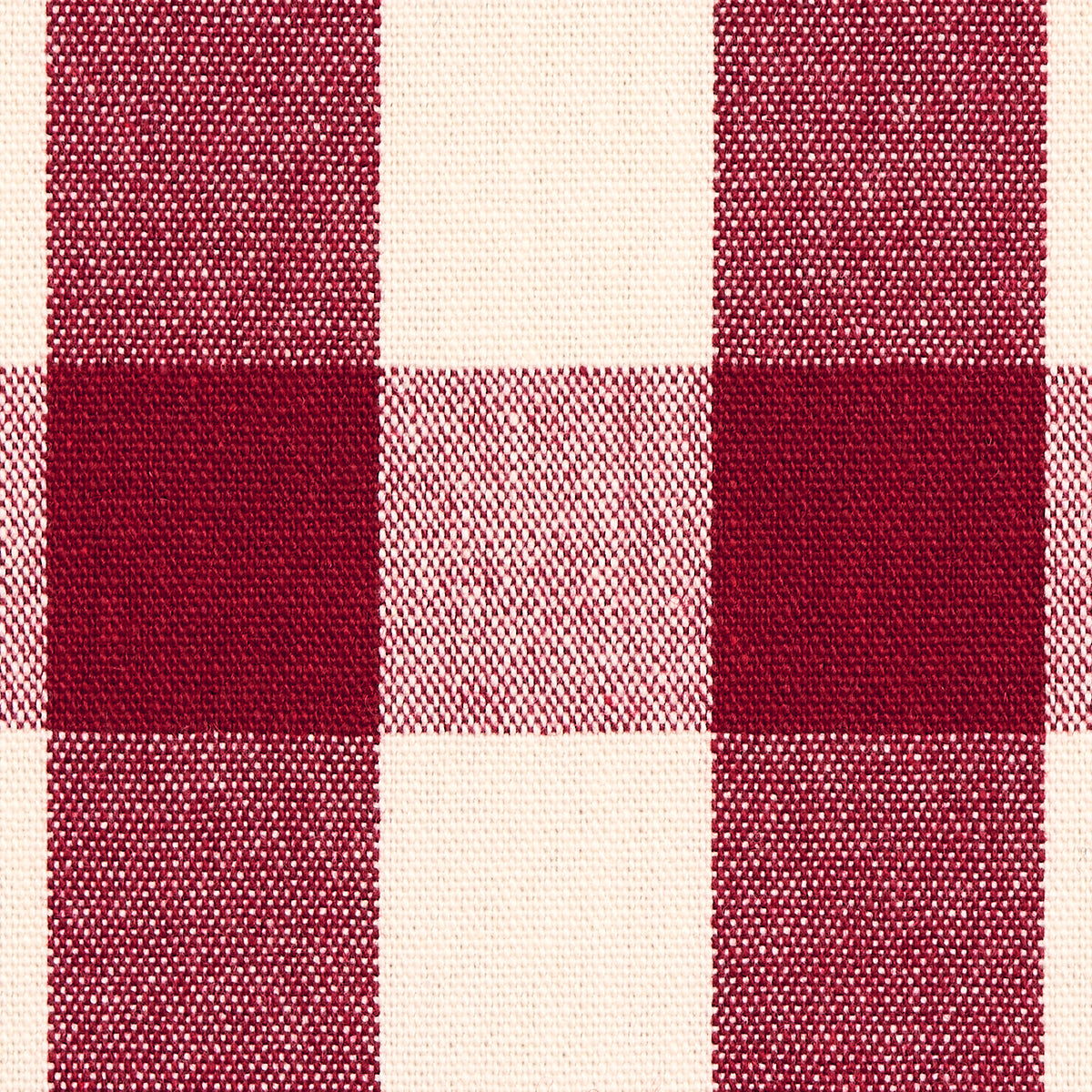 Purchase 82943 | Dutton Buffalo Check, Crimson - Schumacher Fabric