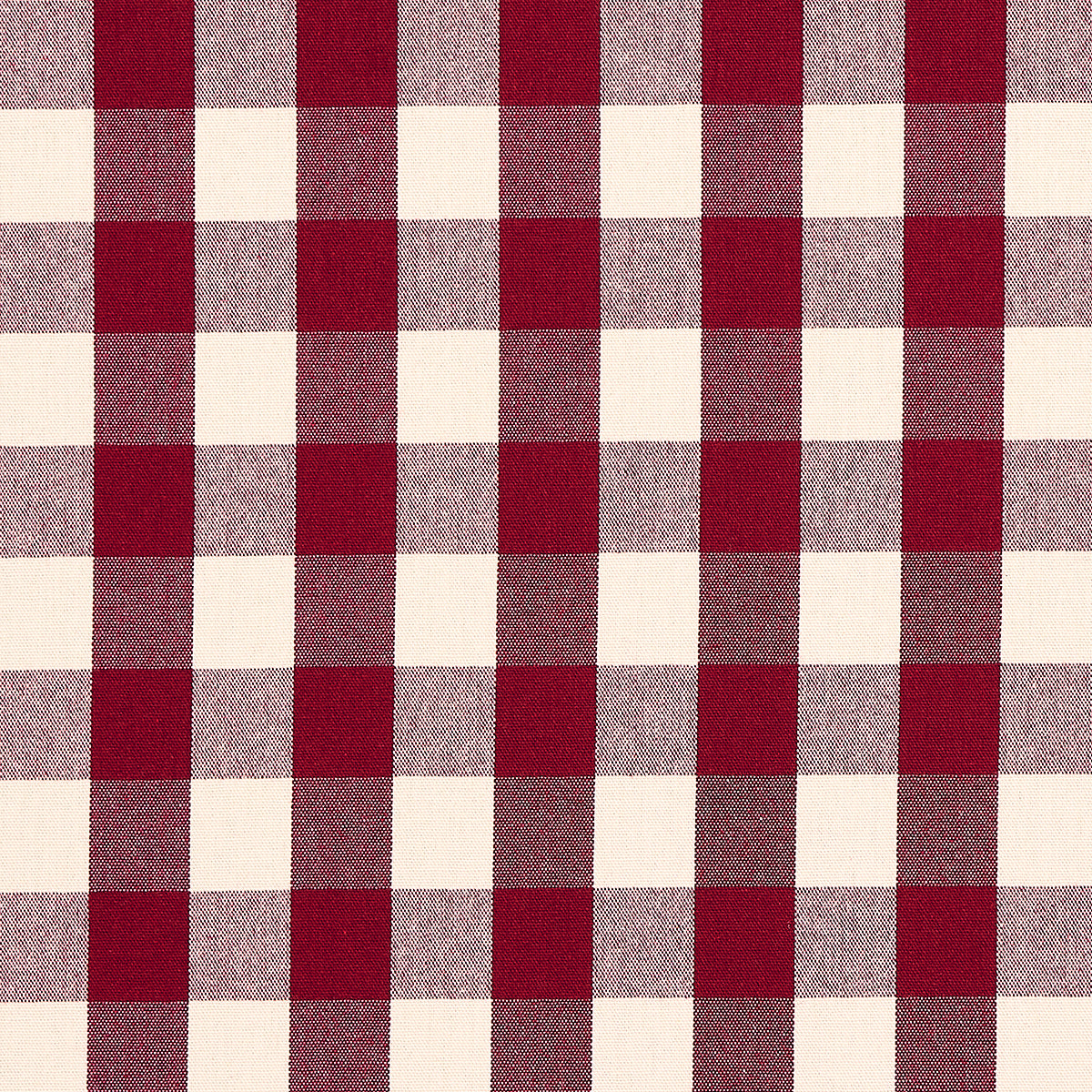 Purchase 82943 | Dutton Buffalo Check, Crimson - Schumacher Fabric