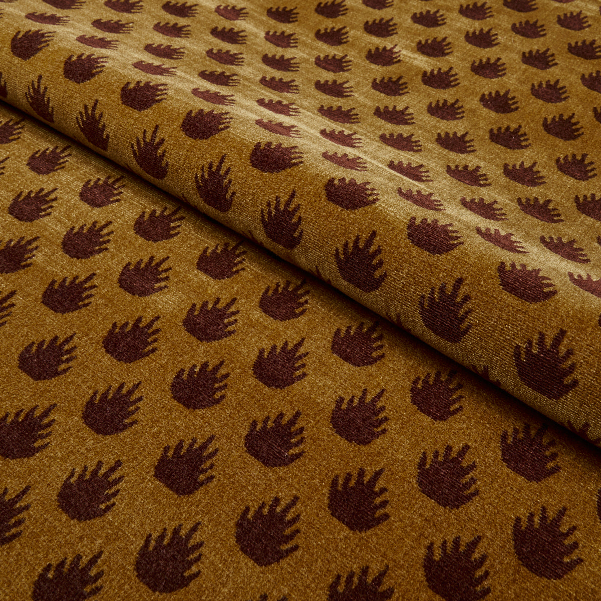 Purchase 82980 Coronation Velvet, Bronze by Schumacher Fabric