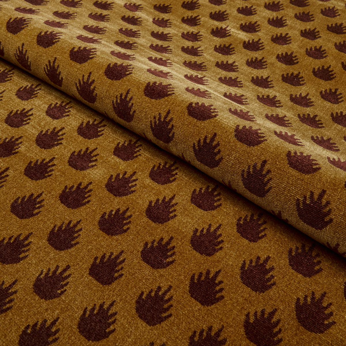 Purchase 82980 | Coronation Velvet, Bronze - Schumacher Fabric