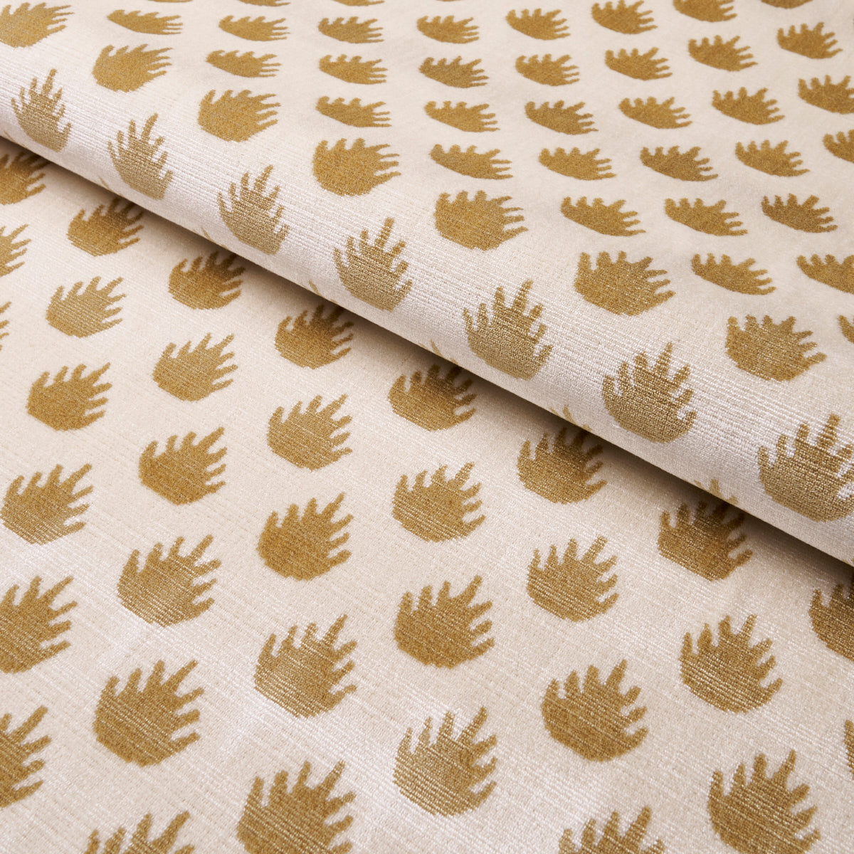 Purchase 82981 Coronation Velvet, Camel by Schumacher Fabric