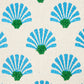 Purchase 83050 | Bouquet Toss, Lagoon - Schumacher Fabric