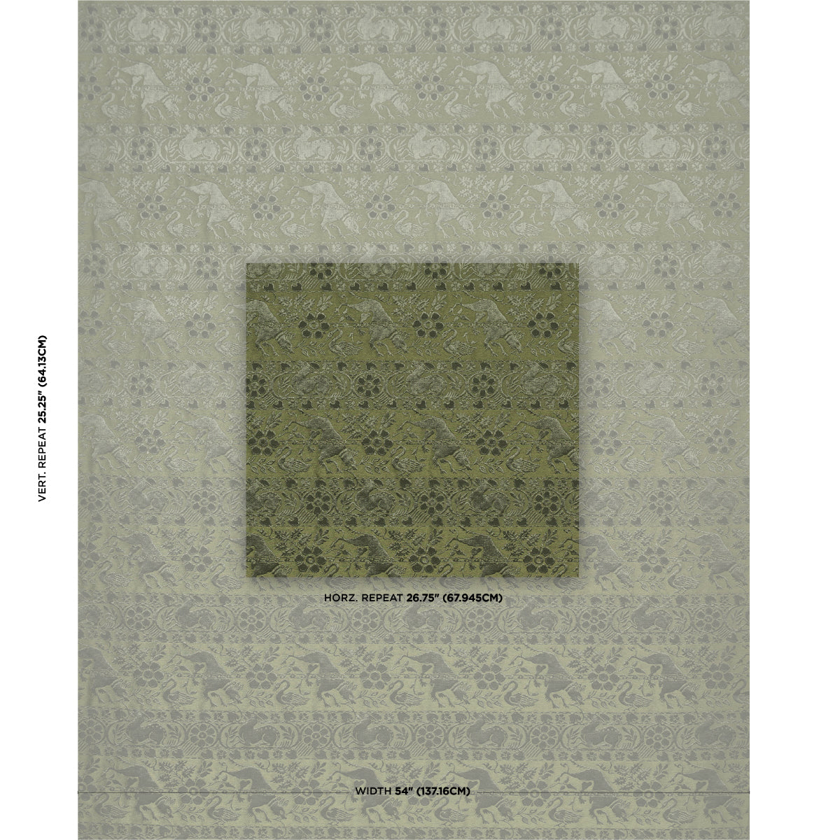 Purchase 83123 | Animali, Moss - Schumacher Fabric