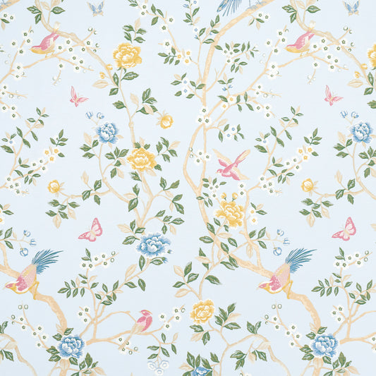 Purchase 83151 | Georgia Vine, Sky - Schumacher Fabric