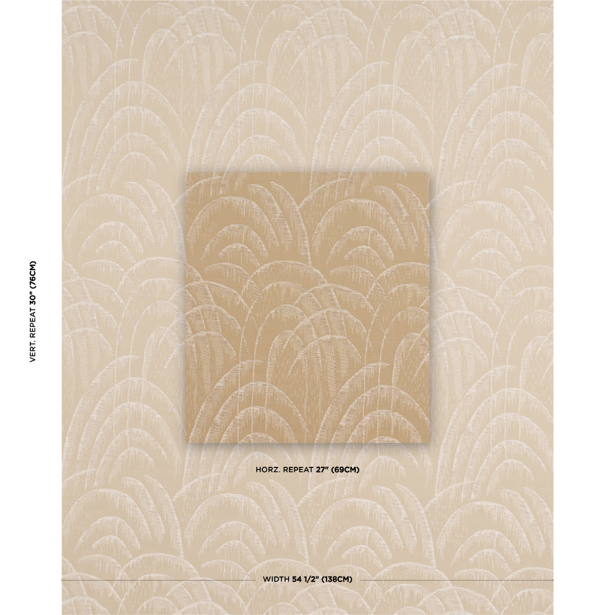 Purchase 83162 | Voussoir Moderne, Sand - Schumacher Fabric