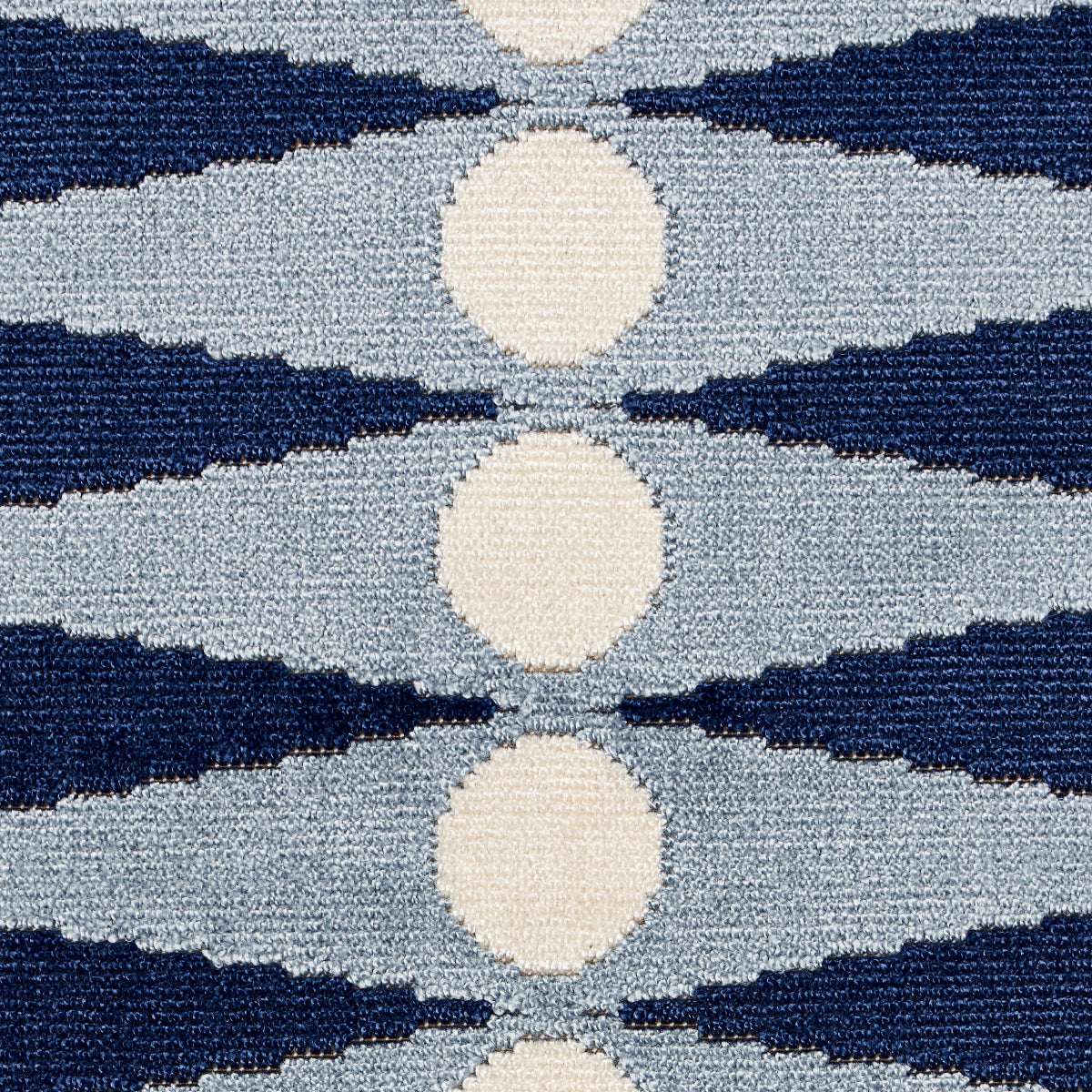 Purchase 83200 | Backgammon Cut Velvet, Blue - Schumacher Fabric