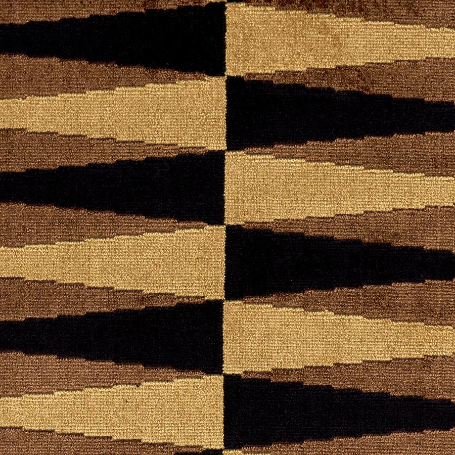 Purchase 83203 | Backgammon Cut Velvet, Ochre - Schumacher Fabric