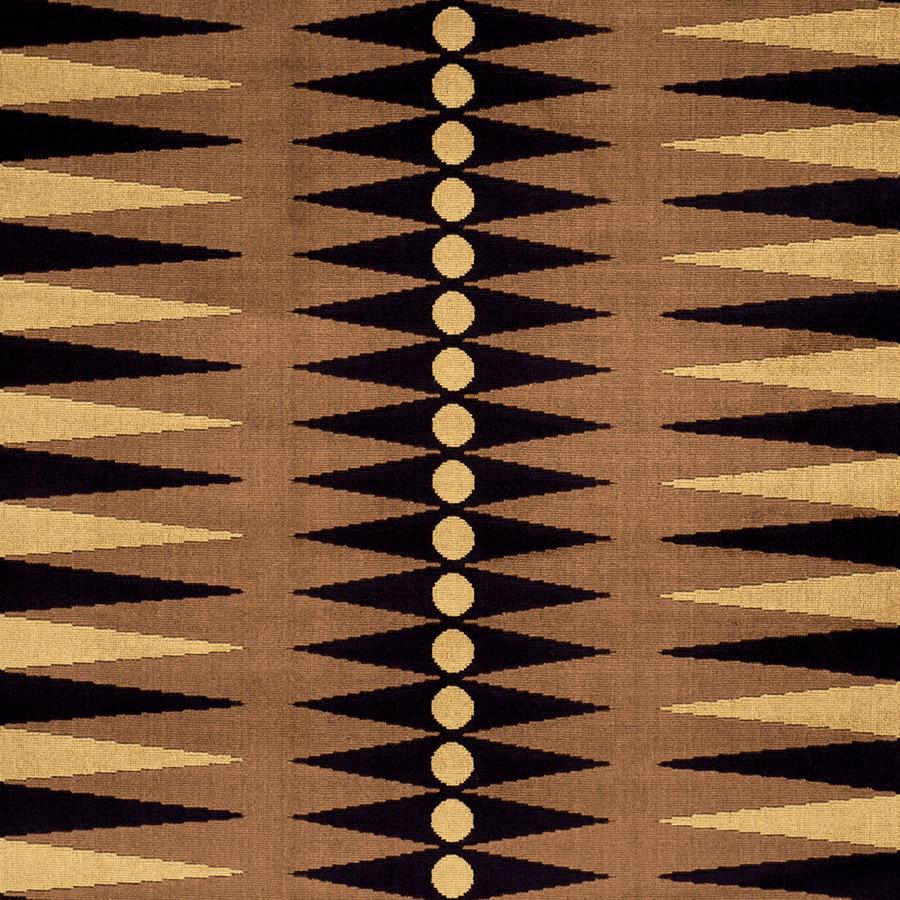 Purchase 83203 | Backgammon Cut Velvet, Ochre - Schumacher Fabric