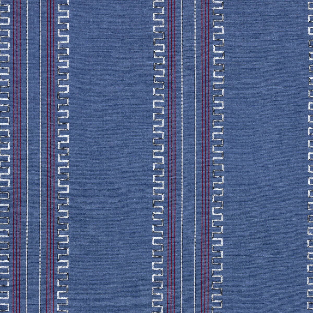 Purchase 83231 | Azulejos, Navy - Schumacher Fabric