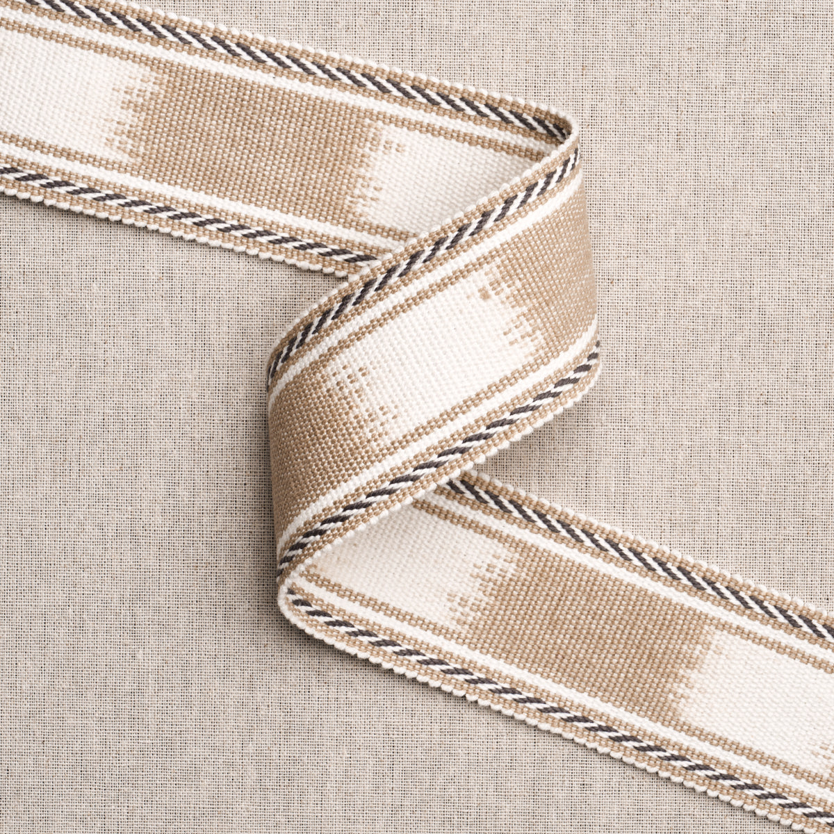 Purchase 83243 | Banyan Tape Narrow, Sand - Schumacher Trim