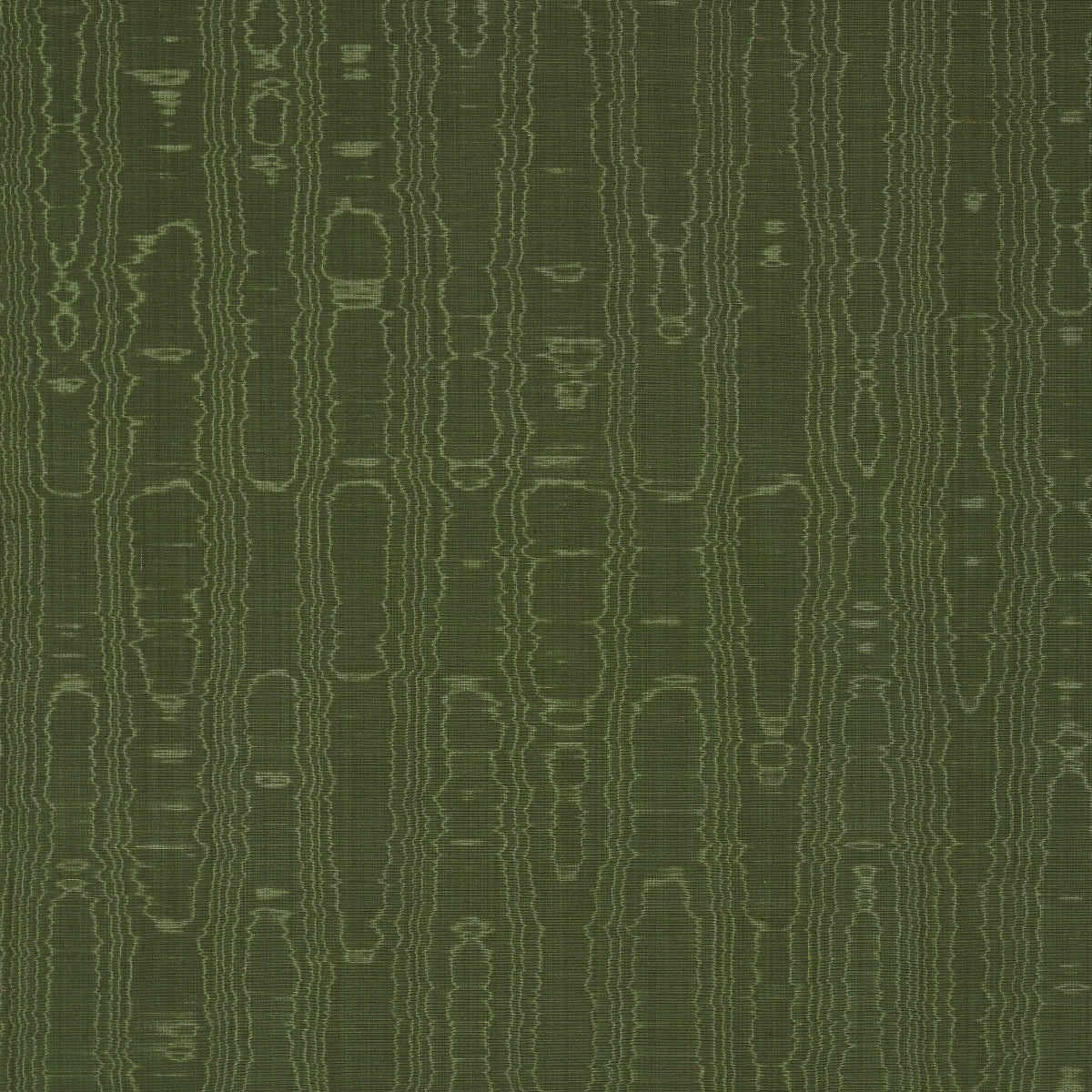 Purchase 83253 | Beau Cotton Linen Moire, Olive - Schumacher Fabric