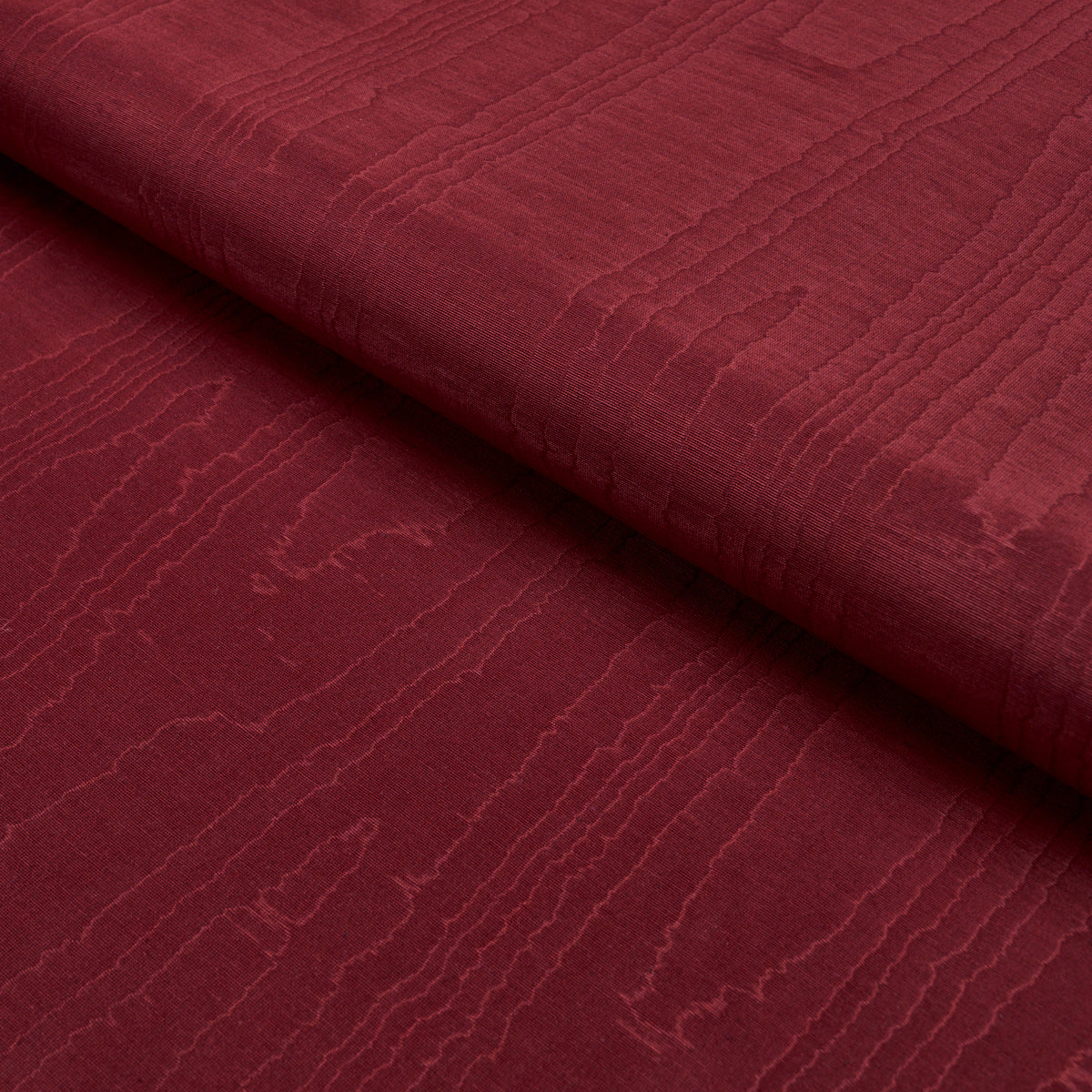 Purchase 83254 | Beau Cotton Linen Moire, Crimson - Schumacher Fabric