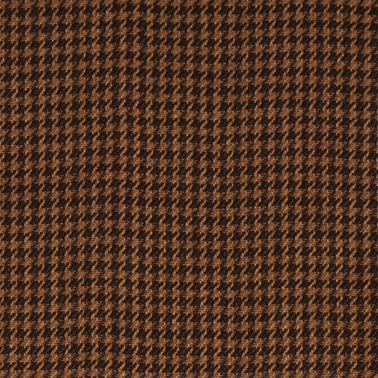 Purchase 83341 | Lotti Linen Houndstooth, Brown - Schumacher Fabric