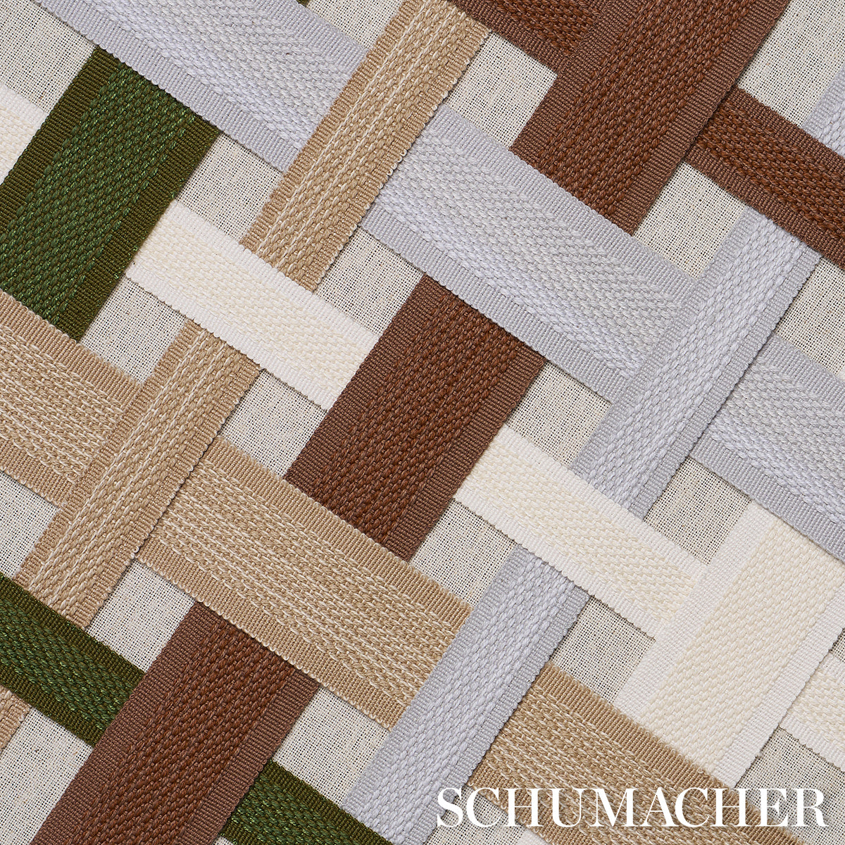 Purchase 83392 | Cardiff Tape Medium, Brown - Schumacher Trim