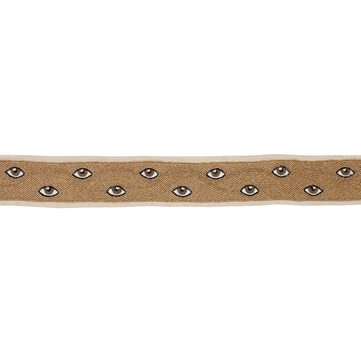 Purchase 83620 | Mind'S Eye Beaded Tape, Brown & Gold - Schumacher Trim