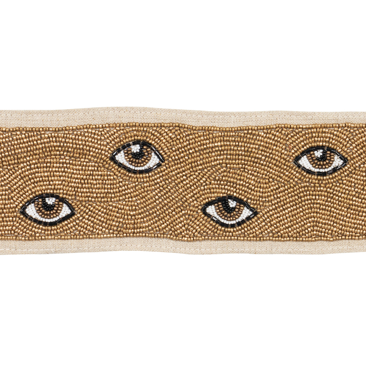 Purchase 83620 | Mind'S Eye Beaded Tape, Brown & Gold - Schumacher Trim