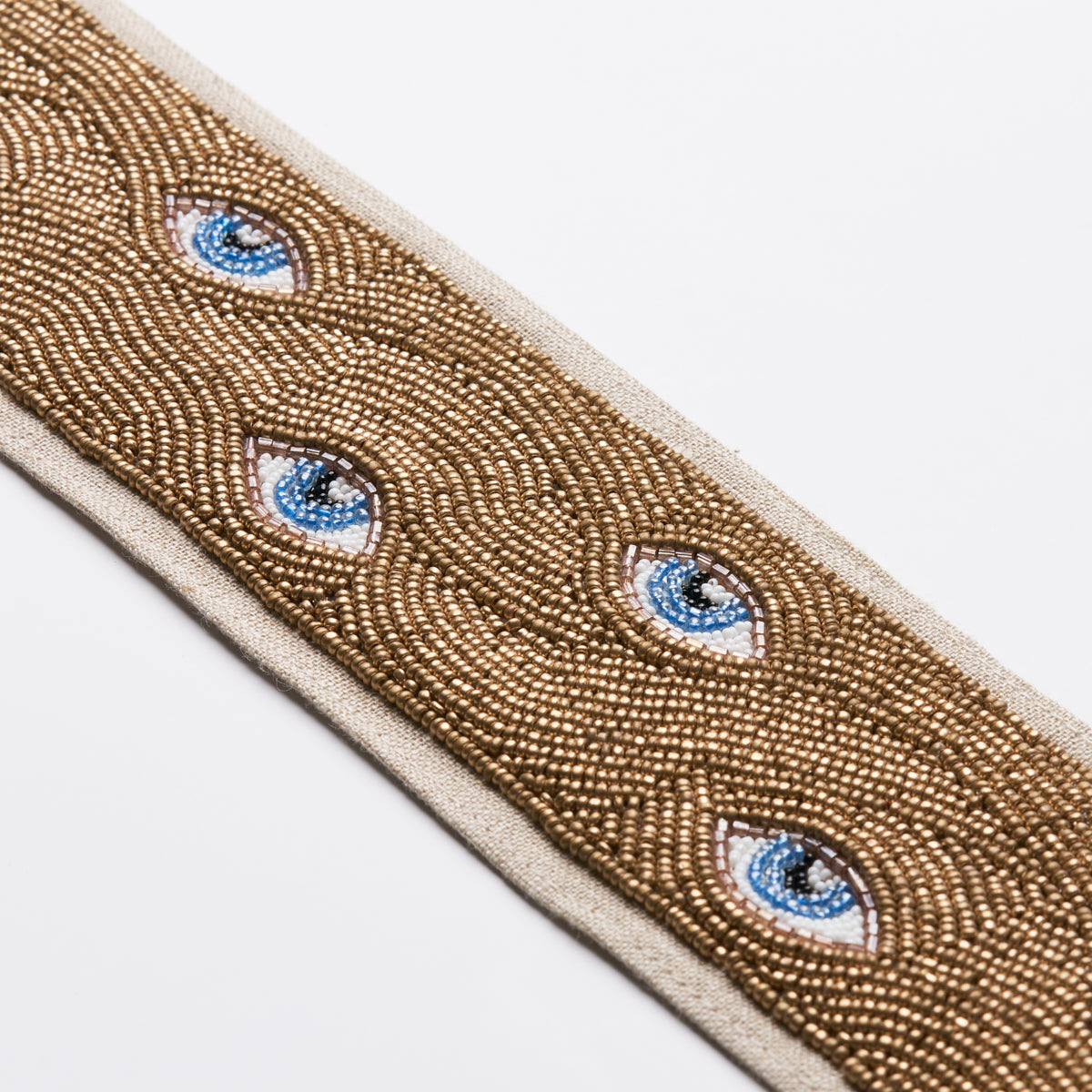 Purchase 83621 | Mind'S Eye Beaded Tape, Blue & Gold - Schumacher Trim