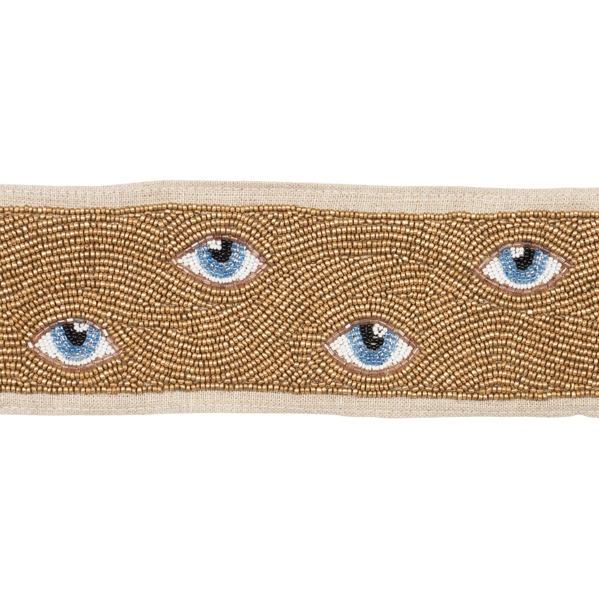 Purchase 83621 | Mind'S Eye Beaded Tape, Blue & Gold - Schumacher Trim