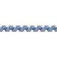 Purchase 83630 | The Twist Embroidered Tape, Blue - Schumacher Trim