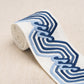 Purchase 83630 | The Twist Embroidered Tape, Blue - Schumacher Trim