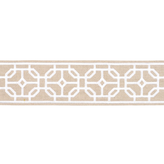 Purchase 83653 | Gazebo Trellis Tape, Natural - Schumacher Trim