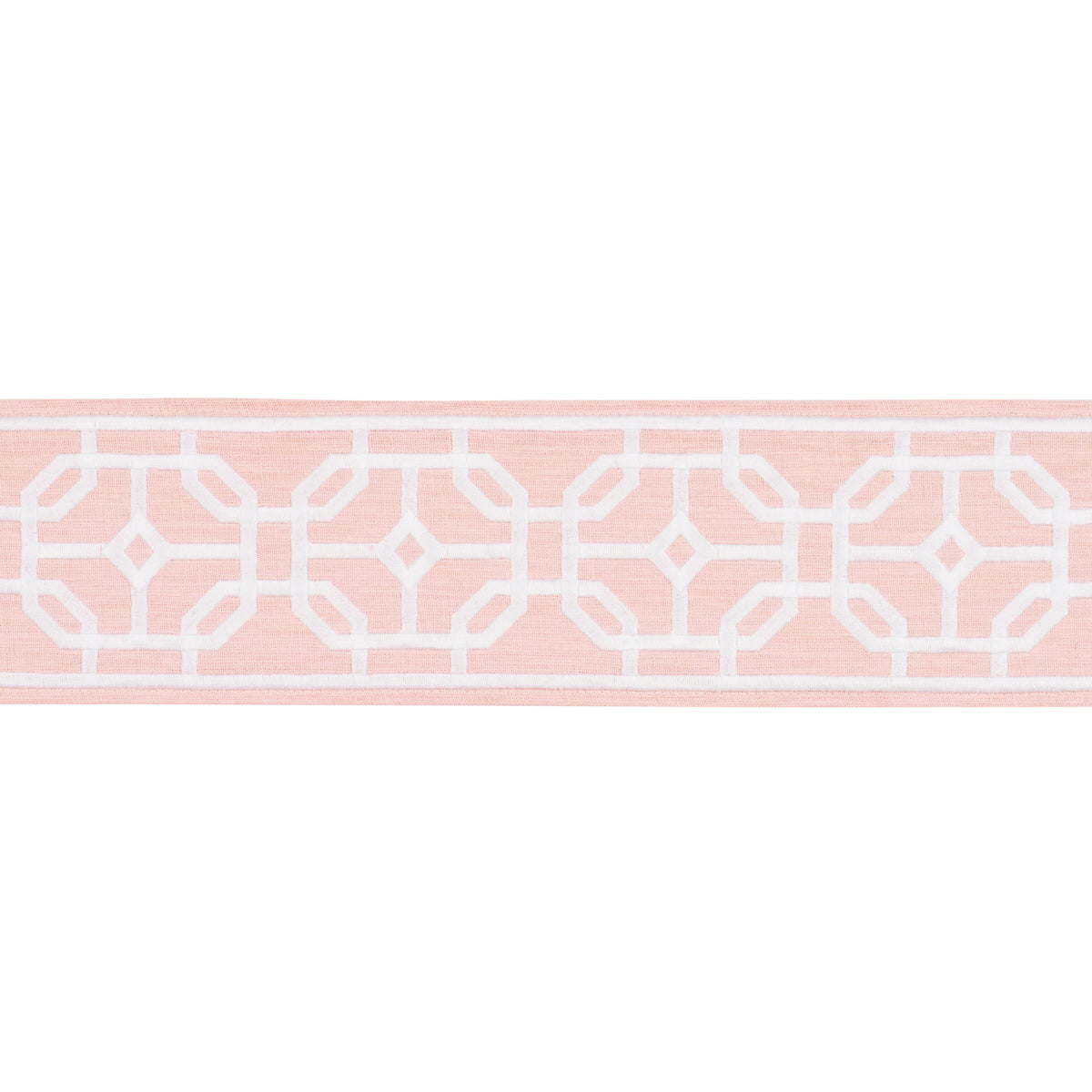 Purchase 83654 | Gazebo Trellis Tape, Blush - Schumacher Trim