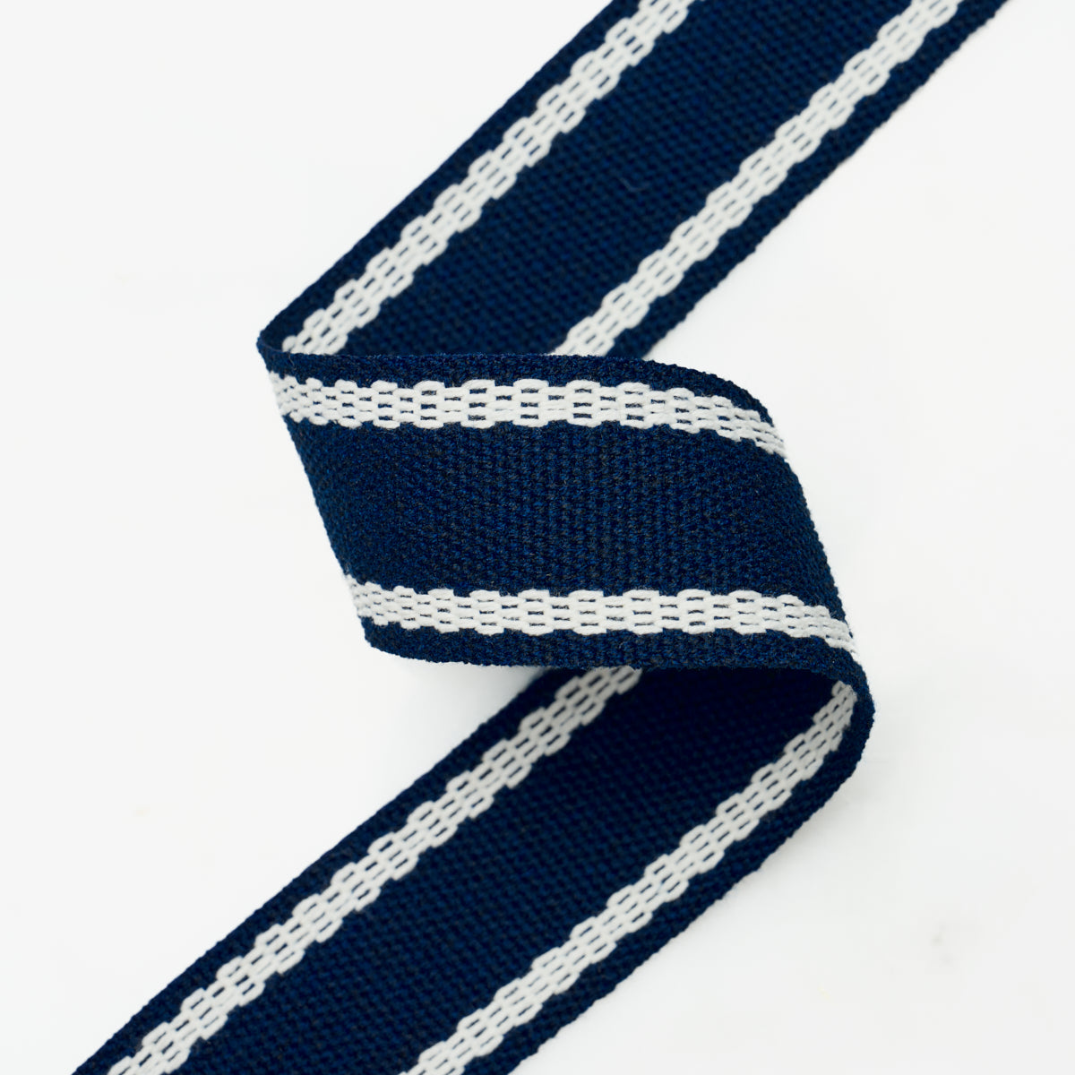 Purchase 83673 | Sullivan Tape Narrow Indoor/Outdoor, Navy - Schumacher Trim