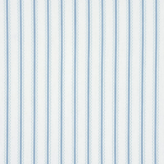 Purchase 83701 | Birdie Ticking Stripe, China Blue - Schumacher Fabric