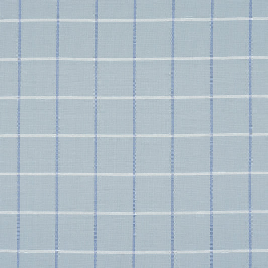 Purchase 83782 | Frannie Windowpane, China Blue - Schumacher Fabric