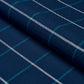 Purchase 83787 | Frannie Windowpane, Navy - Schumacher Fabric