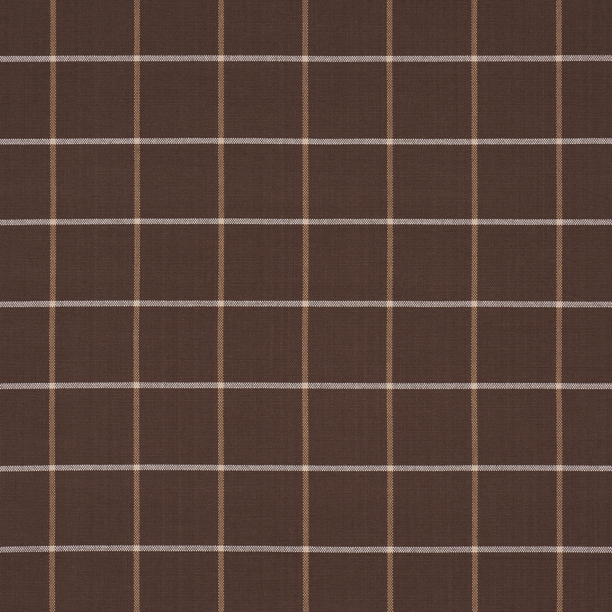 Purchase 83788 | Frannie Windowpane, Chocolate - Schumacher Fabric