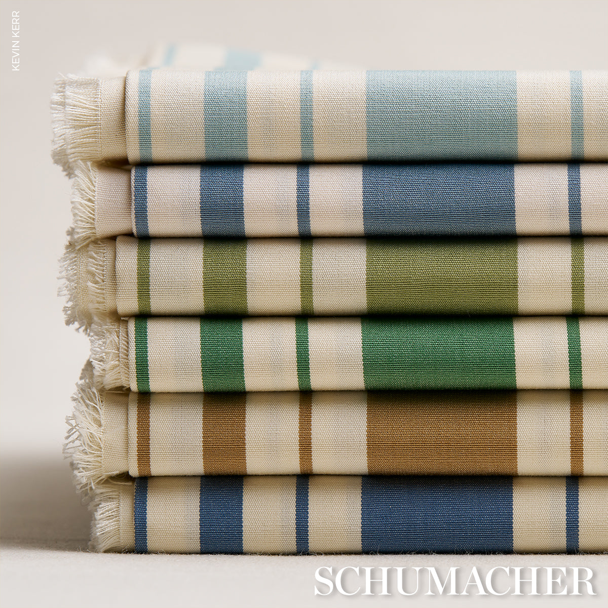 Purchase 83800 | Markie Stripe, Cobalt - Schumacher Fabric