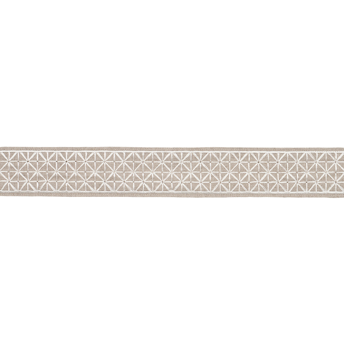 Purchase 83850 | Directoire Tape Narrow, Ivory On Natural - Schumacher Trim