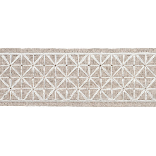 Purchase 83850 | Directoire Tape Narrow, Ivory On Natural - Schumacher Trim