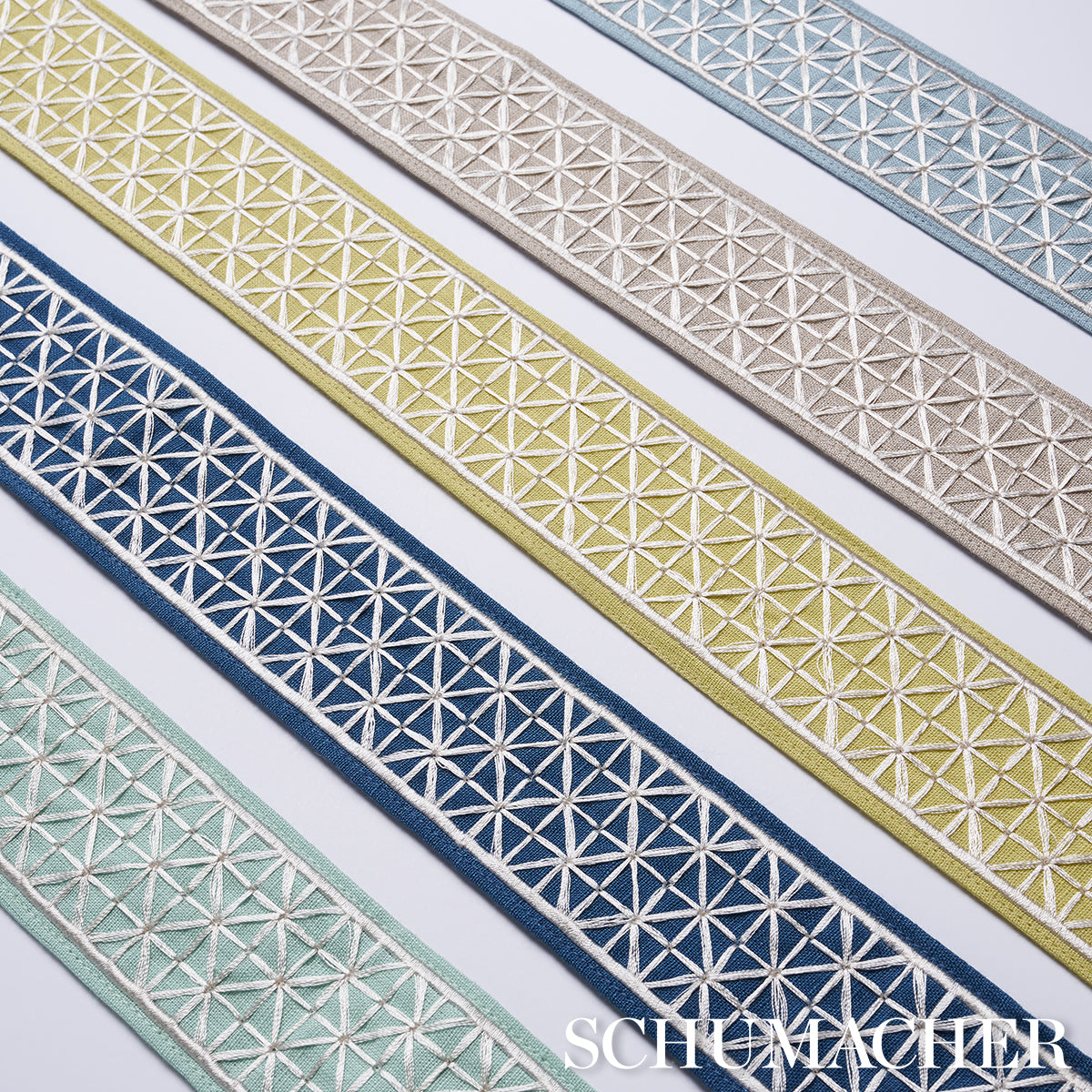 Purchase 83853 | Directoire Tape Narrow, Citron - Schumacher Trim