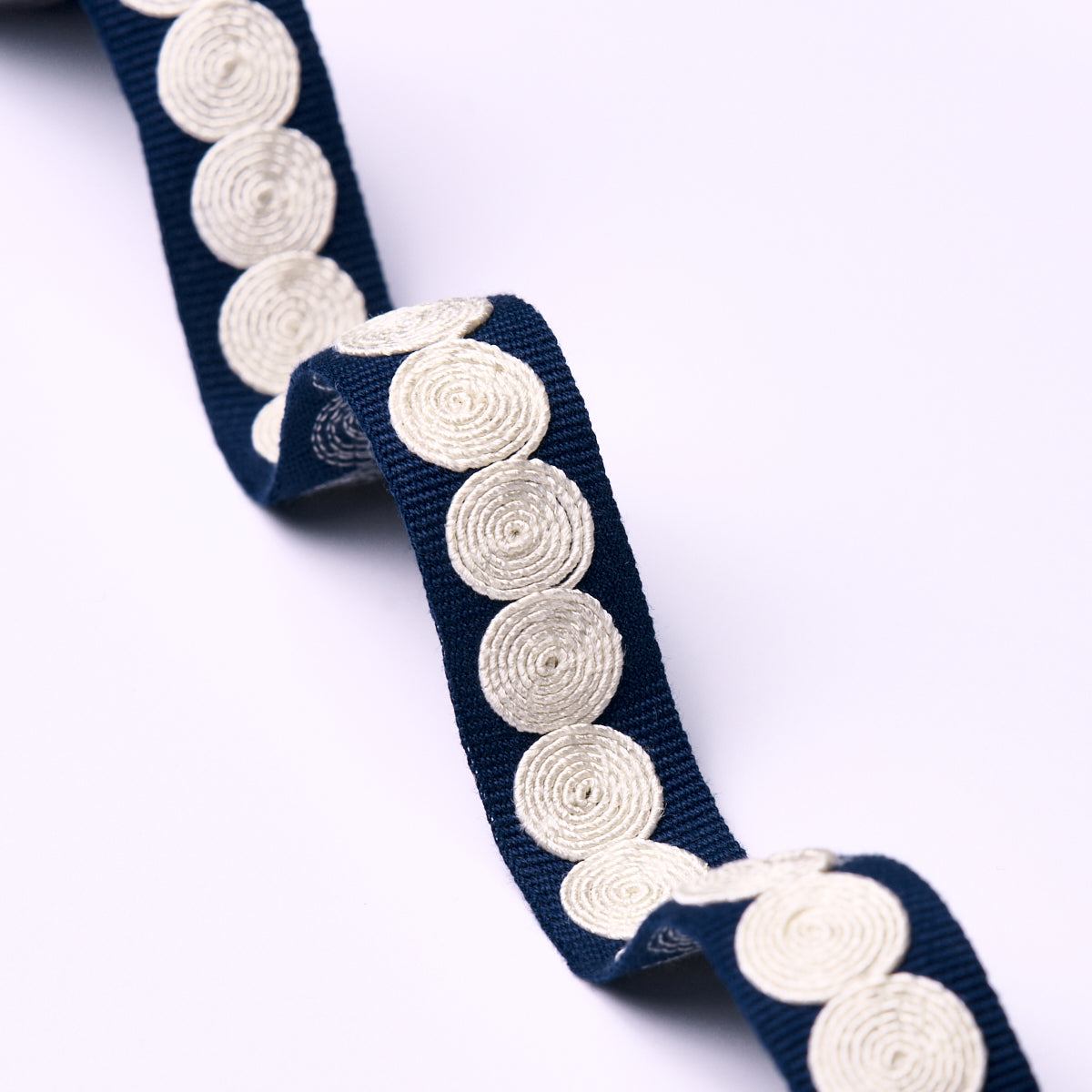 Purchase 83882 | Castille Tape Narrow, Navy - Schumacher Trim