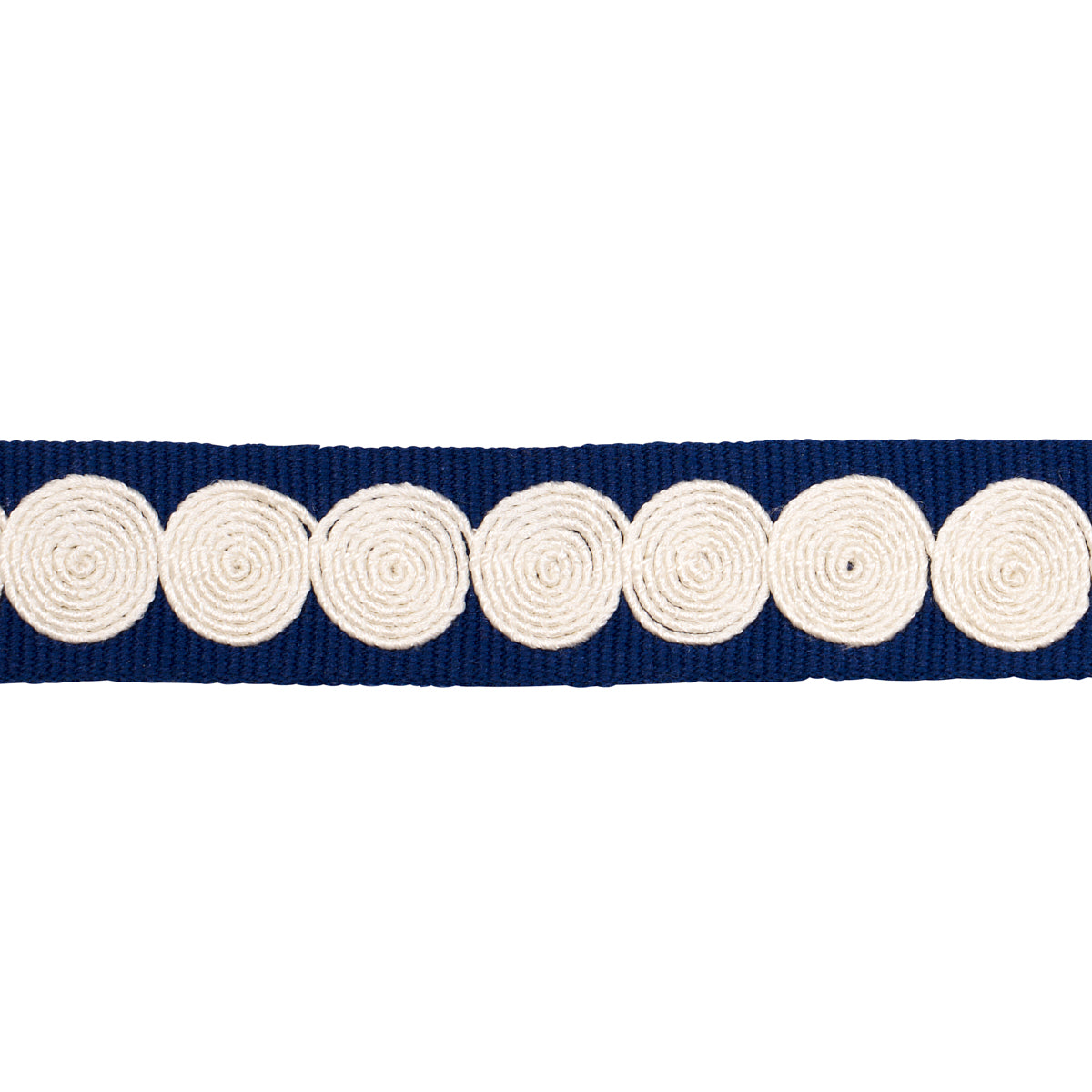 Purchase 83882 | Castille Tape Narrow, Navy - Schumacher Trim