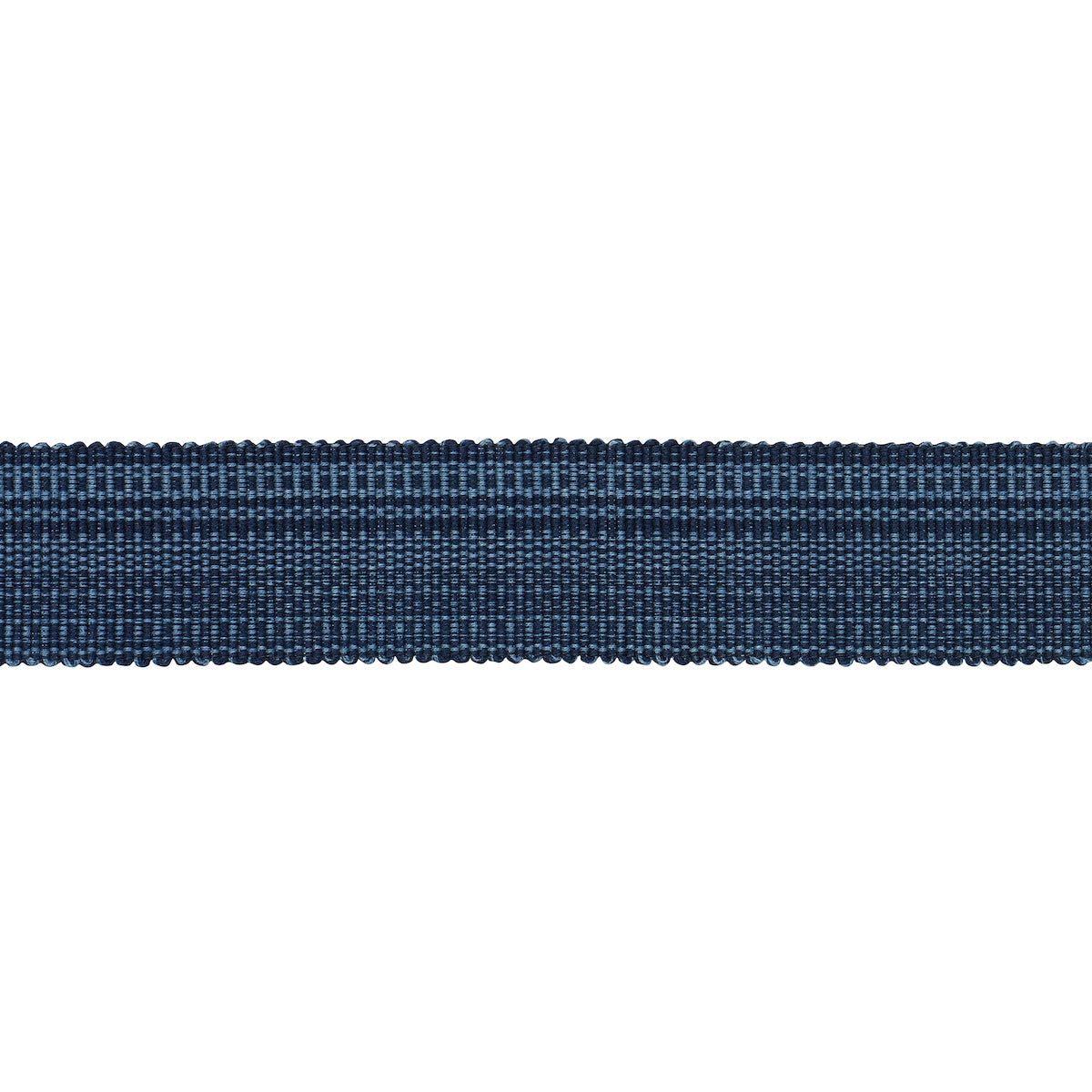 Purchase 83941 | Cotton Strie Tape Medium, Indigo - Schumacher Trim