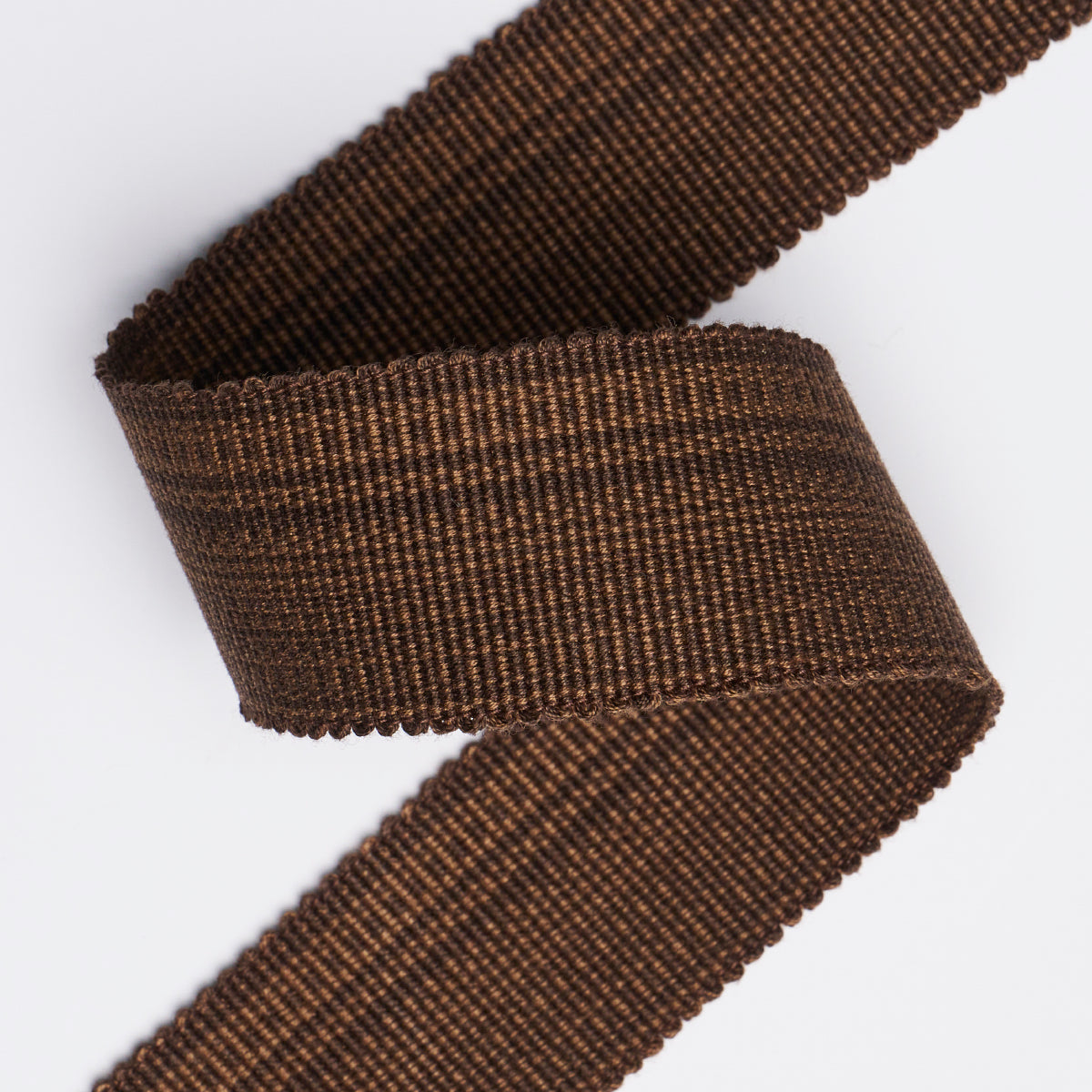 Purchase 83942 | Cotton Strie Tape Medium, Chestnut - Schumacher Trim