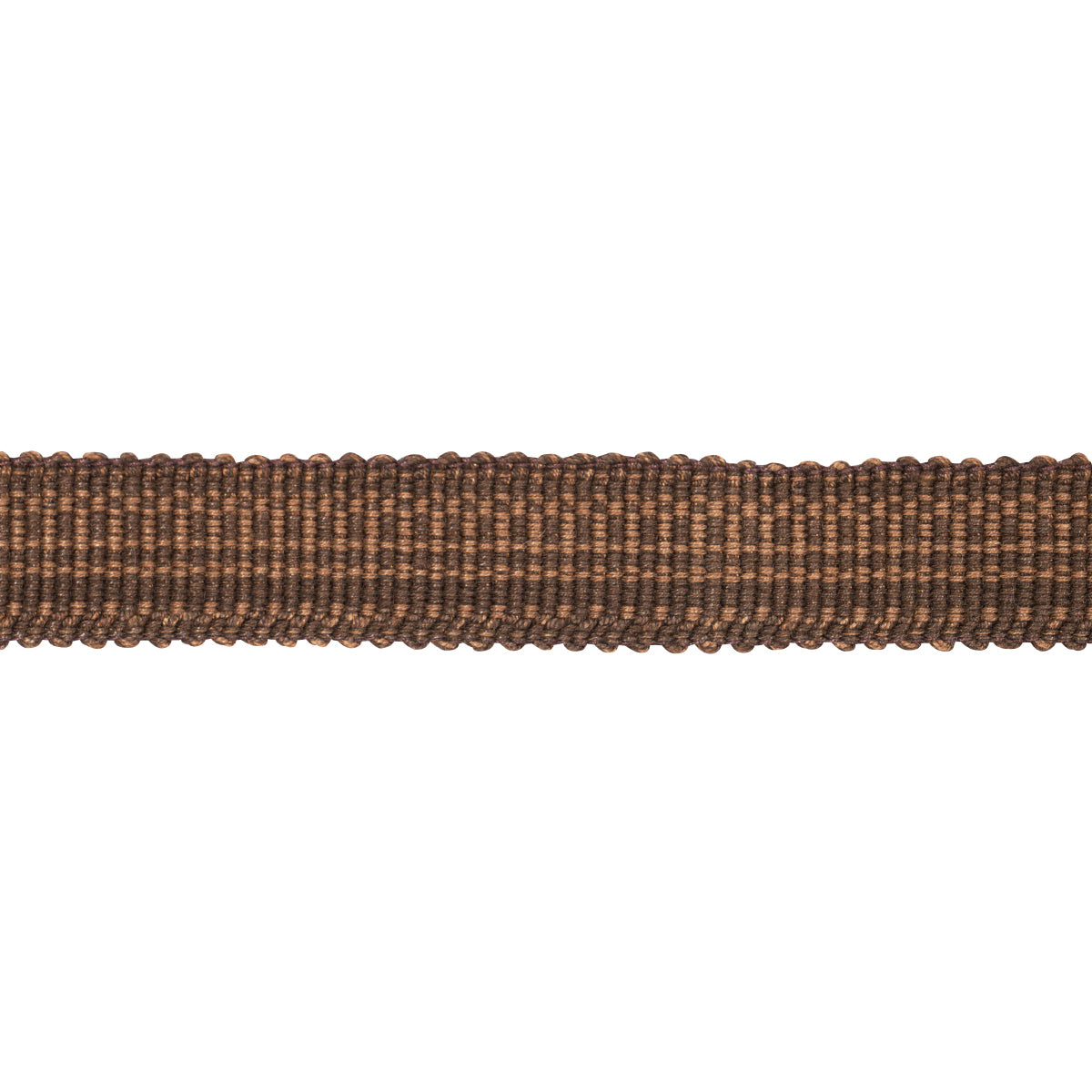 Purchase 83952 | Cotton Strie Tape Narrow, Chestnut - Schumacher Trim