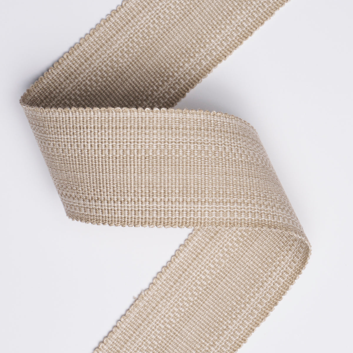 Purchase 83961 | Cotton Strie Tape Wide, Sand - Schumacher Trim